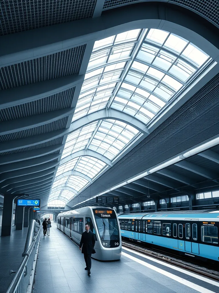 A high-angle professional architectural photograph of a mode